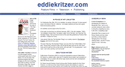 Desktop Screenshot of eddiekritzer.com
