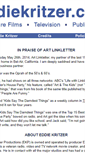 Mobile Screenshot of eddiekritzer.com